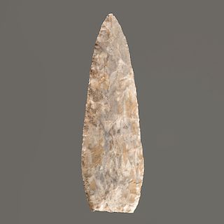 A Fort Payne Chert Triangular Blade, 5 in.