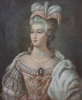 Artist Unknown, (French, 18th Century), Portrait of Marie Antoinette