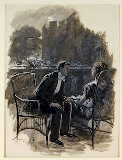 William Smedley Art Nouveau Romantic Illustration