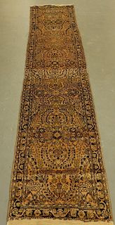 C.1900 Antique Persian Liliahan Wool Runner