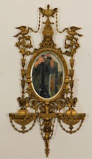 EXCEPTIONAL Chippendale Gilt Carved Wood Mirror