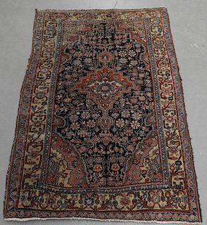 C.1930 Antique Persian Tabriz Carpet Rug