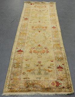 Persian Oushak Angora Wool Rug Carpet Runner
