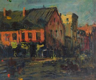 Attrib. A. Goodwin Impressionist Boston Painting