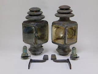 19C French BRC Auto Import Co Buggy Carriage Light