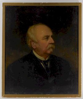 1886 Nicola Marschall Gentleman Portrait Painting