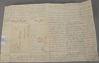 1819 letter from Liverpool to Thomas Hale, Newburyport.