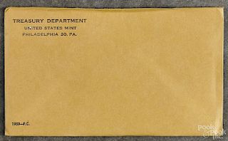 United States proof set, 1959, unopened.