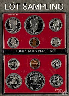 Six United States proof sets, 1976.