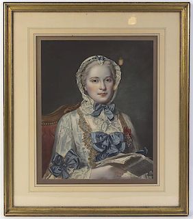 French School, , Portrait of Marie Josephe, Dauphine de France