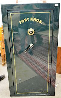 Fort Knox gun safe. ht. 61 in., top: 30 1/2 x 24 1/2