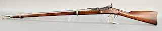 Allin Conversion Springfield 1865 rifle in good condition, numerous cartouche markings, 32 in. bore in very good condition and appea...