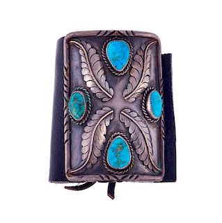 SILVER AND TURQUOISE KETHO