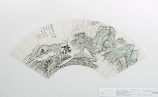 CHIN YUNG-CHING (1856-1930), LANDSCAPE