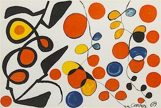 * Alexander Calder, (American, 1898-1976), Untitled, 1969