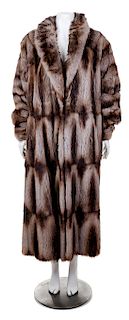 * A Fendi Bassarisk Fur Coat, No size.