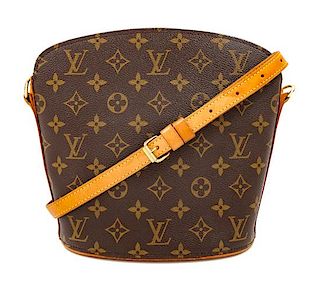 A Louis Vuitton Monogram Canvas Shoulder Bag, 8.5" H x 9.5" W x 3.5" D; Strap drop: 17.5" - 24".