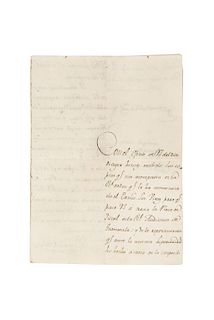 Beristain, Josef Mariano de - Villurrutia, Ciro de... Carta Dirigida al Señor Fiscal Don Juán Ramón de Osés... México, 1816. Firmas.