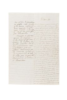 Fuente, José María de la. Carta Manuscrita Dirigida a D. Pedro Fonte Arzobispo de México. Tancanhuitz, 1818. Firma.