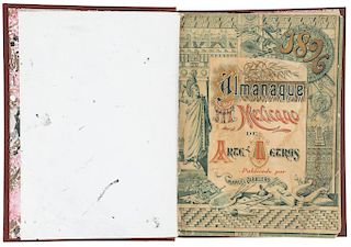 Caballero, Manuel. Segundo Almanaque Mexicano de Artes y Letras, 1896. México: Imp. y Lit. de la Oficina Impresora de Estampillas, 1895