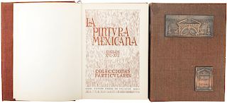 Pérez de Salazar, Javier (Editor). La Pintura Mexicana Siglos XVI - XVII / Siglo XIX. México, 1966 / 1968. 1ras ediciones. Piezas: 2.