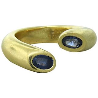 Cartier 18k Gold Iolite Ring