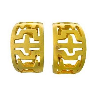 Zolotas 18k Gold Hoop Earrings