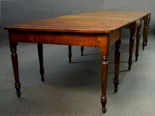 TIGER MAPLE 3 SECTION DINING TABLE