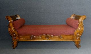 FRENCH DAY BED 37 3/8" TALL X 38 1/4" DEEP X 87" L
