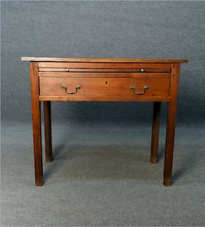 SOUTHERN  WALNUT SEWING OR WORK TABLE