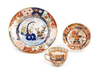 * Two Sets of Porcelain Articles Diameter 9 1/4 inches.
