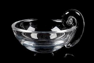 * A Steuben Glass Bowl Diameter 6 inches.