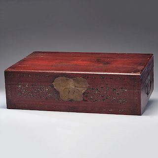 Chinese Red Lacquered Box