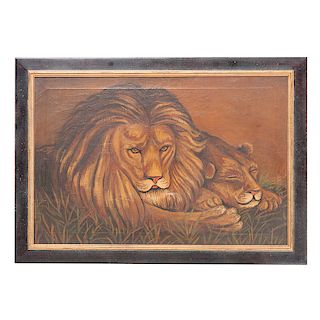 Painting of Lions