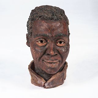 Portrait Bust of an African American Man