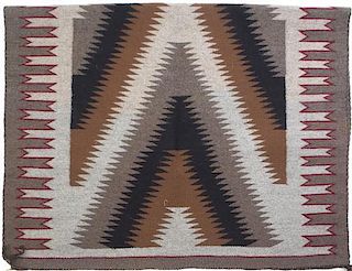 * A Navajo Weaving, Ganado, Height 42 x width 54 inches.