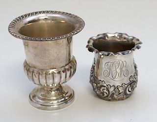 2 AMERICAN STERLING TOOTHPICK HOLDERS