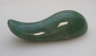 CHINESE JADE CARVED & POLISHED STONE