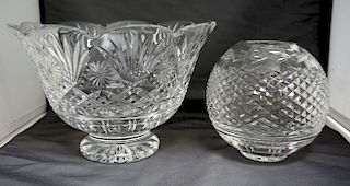 2PC WATERFORD CRYSTAL BOWLS