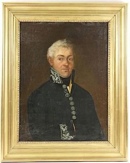 American School, "Portrait of a Military Officer"