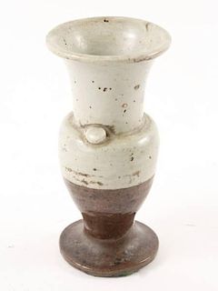 Japanese Studio Pottery Footed Vase