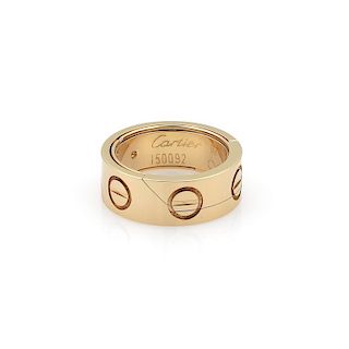 Cartier Astro Love 18k Gold 7mm Puzzle Ring