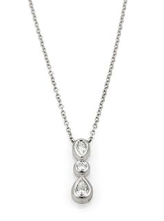 Tiffany & Co. Platinum & Diamond Jazz Necklace