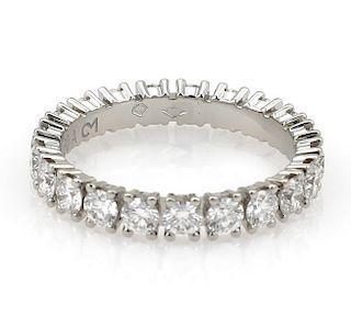 Cartier Destinee Platinum & Diamond Eternity Ring