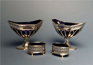 2 PR. OF SHEFFIELD SILVER PLATED OPEN DISHES