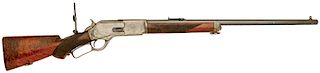 Fine Winchester Model 1876 Deluxe Rifle Part of a Consecutively Numbered Trio