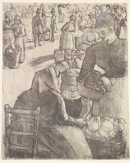 PISSARRO, Camille. Etching and Drypoint.