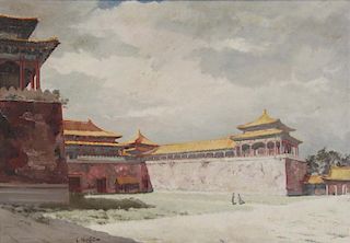 KLUGE, Constantine. Oil on Canvas. Chinese