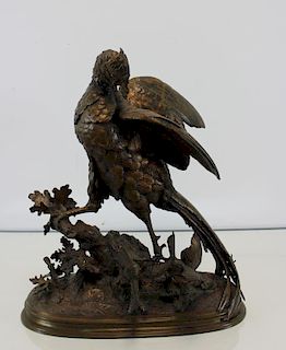 PAUTROT, Ferdinand. Signed Bronze Sculpture