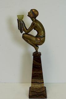 CHIPARUS, Style Bronze Art Deco Sculpture